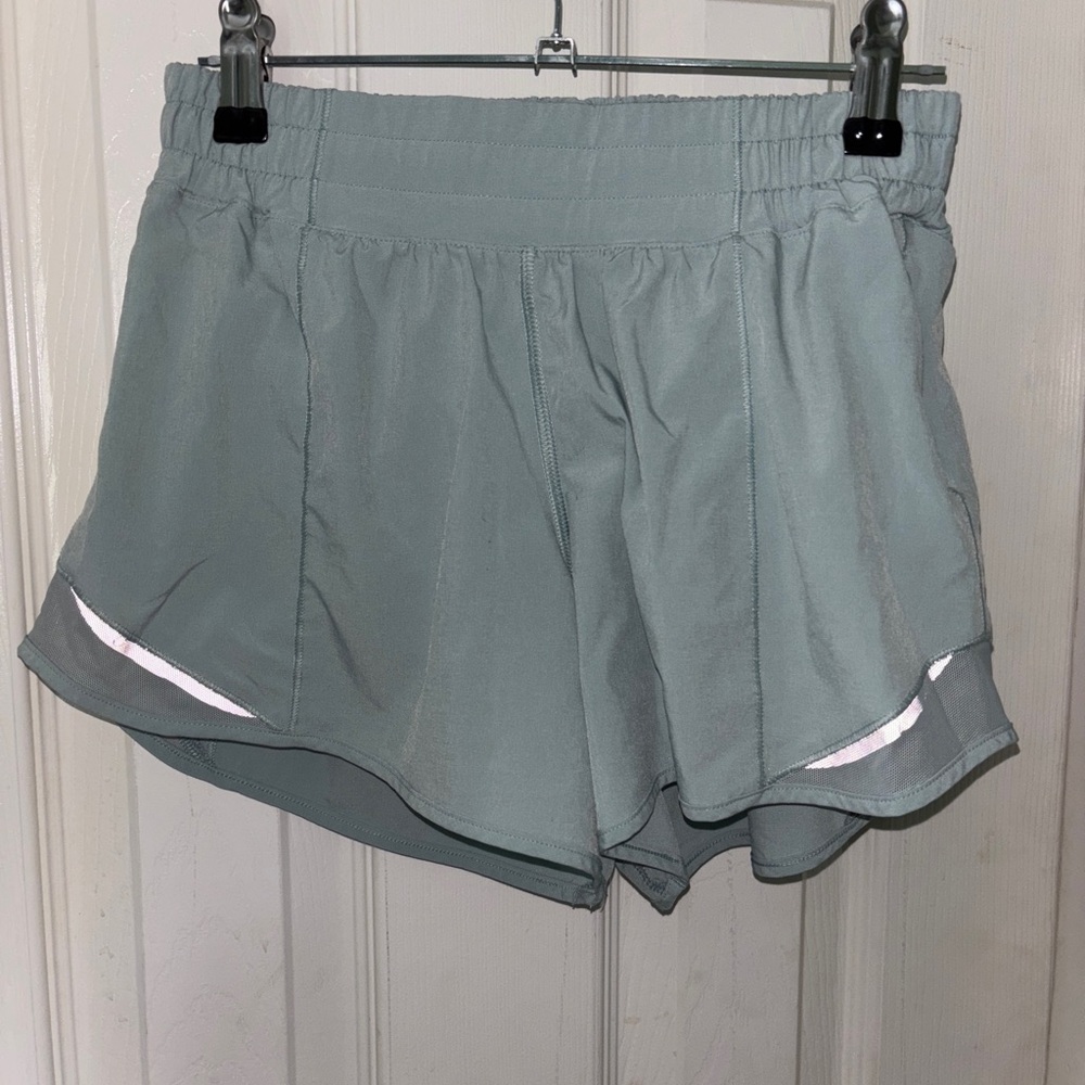 Lululemon Athletica Light Gray Athletic Shorts